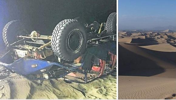 Dos turistas extranjeros mueren en accidente de tubular en las dunas de Huacachina