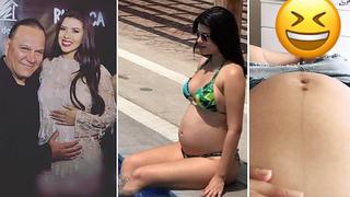 Esposa de Mauricio Diez Canseco muestra su pancita y revela el nombre de su bebé (VIDEOS)