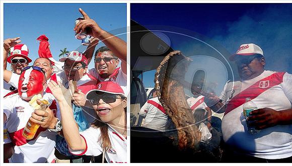 Perú vs. Croacia: hinchas ya viven la previa al partido amistoso en Miami (FOTOS)