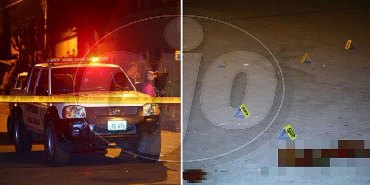 Sujetos armados descendieron de vehículo y balearon a amigos que bebían en la calle (FOTOS)