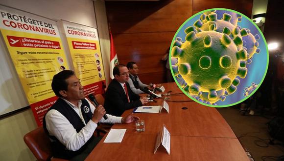 Conferencia de Prensa del Minsa sobre el coronavirus. FOTO LINO CHIPANA / GEC