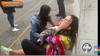 Galilea Montijo sufrió fuerte caída y desmaya al llegar al programa “Hoy” | VIDEO 