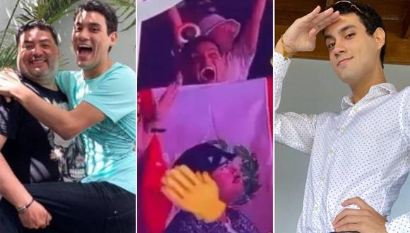 Hijo de Alfredo Benavides se vuelve viral tras flamear bandera de Perú en concierto de Twice. (Foto: Captura de video).