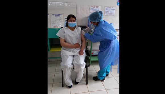 La Libertad: en las provincias de Gran Chimú, Virú, Otuzco y Julcán se culminó el proceso de inoculación del segundo lote de vacunas. (Foto: Geresa)