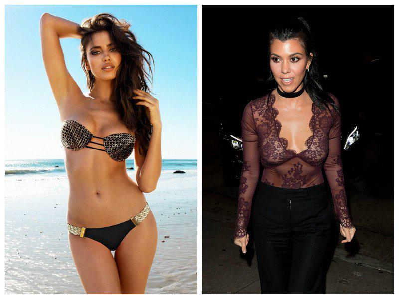 ¡Irina Shayk y Kourtney Kardashian se baten a duelo con el mismo vestido![FOTOS]