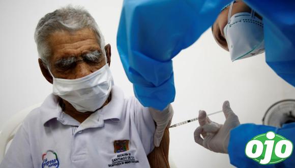 Hoy, viernes 16 de abril, inició vacunación de mayores de 80 años en Lima y Callao.