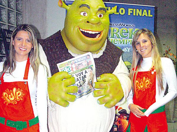 Shrek se dio una vuelta por OJO
