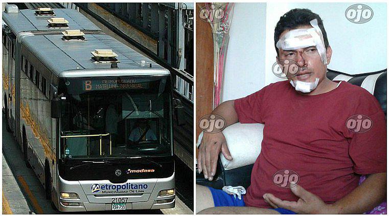 Metropolitano: apuntan con pistola a pasajero dentro de bus e intentan secuestrarlo (VIDEO) 