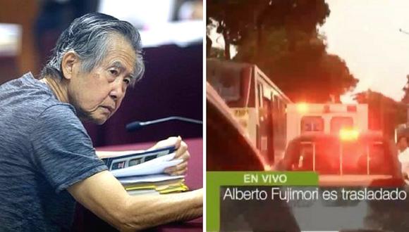 Alberto Fujimori fue trasladado de urgencia a clínica por hipotensión arterial