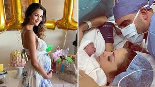 ​Laura Spoya se convierte en madre y da a la luz a su primera hija (FOTO)