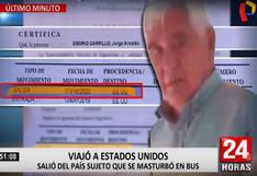 Jorge Osorio huyó del país tras ser denunciado por masturbarse en bus | VIDEO