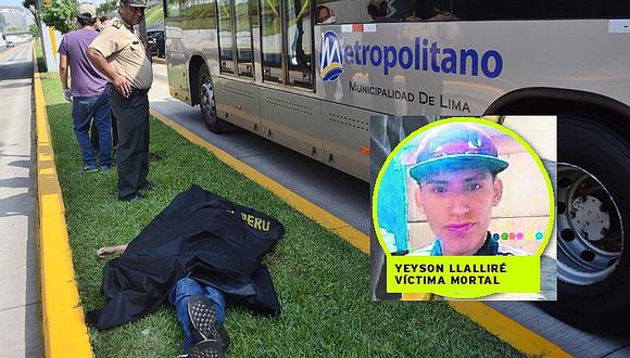 La Victoria: joven hallado muerto en berma del Metropolitano tenía 19 años