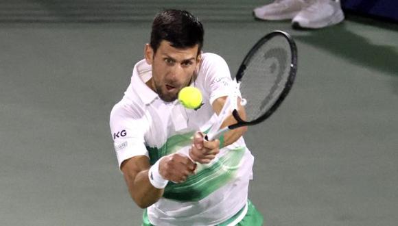 Novak Djokovic fue eliminado en cuartos de final del ATP de Dubái. (Foto: AFP)