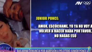 Junior Ponce: Estos son los reveladores audios de la violencia contra Jajhayra Aliaga | VIDEO