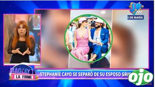 “Los rumores venían de hace algún tiempo”: Magaly sobre el divorcio de Stephanie Cayo