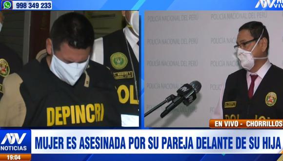 Junior Flores Laines fue detenido en su casa tras llevar a su pareja, Norma Guillén Luque, al hospital Casimiro Ulloa. (ATV)