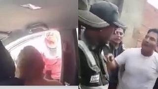 Mujer encuentra a su esposo con amante y él defiende a la ‘otra’ (VÍDEO)