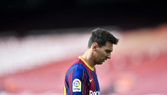 Lionel Messi ya no aparece en el portal web de Barcelona. (Foto: AFP)