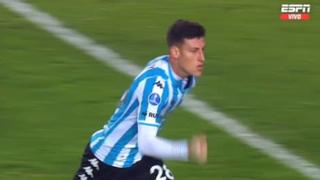 Gol de Racing: Chancalay anotó el 1-0 sobre Melgar por la Copa Sudamericana 2022