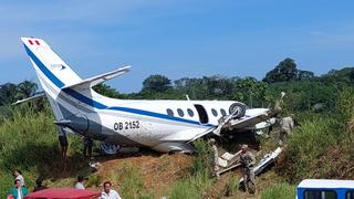 Avioneta sufre accidente en despegue y 15 personas quedan heridas en Loreto
