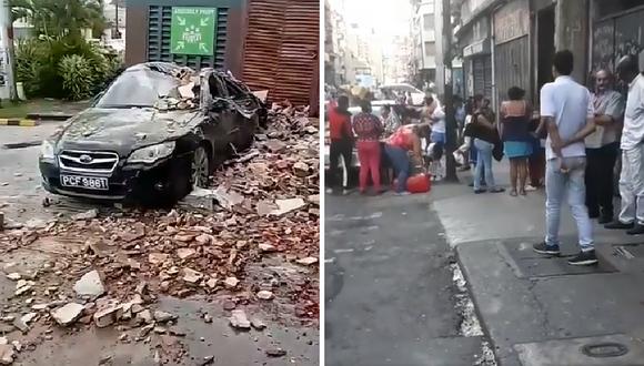 Así se registró el fuerte terremoto de 7.7 grados en Venezuela y Trinidad y Tobago (VIDEO) 