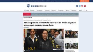 Keiko Fujimori: Así informan medios internacionales tras la decisión del TC | FOTOS