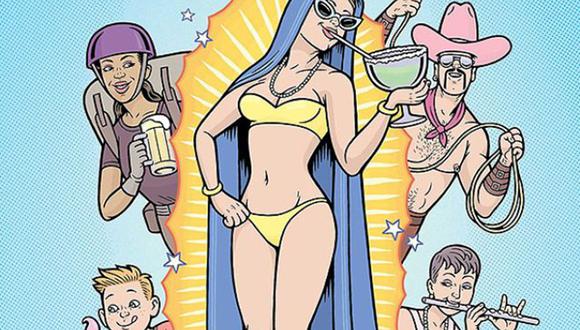 Polémica en México por imagen de la Virgen de Guadalupe en bikini