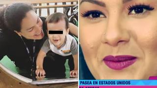 Katty García: Karim Vidal se reencontró con su hijo tras más de dos meses separados│FOTO