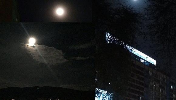 Luna Llena: Cibernautas comparten fotos de hermoso fenómeno astronómico