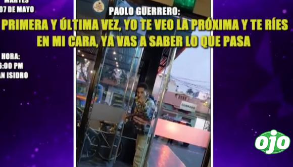 Paolo Guerrero perdió los papeles y amenazó a reportero que le preguntó por supuesto embarazo de Ana Paula Consorte