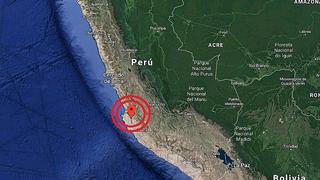 Ica: sismos de magnitudes 5.0 y 4.7 remecieron Marcona esta madrugada