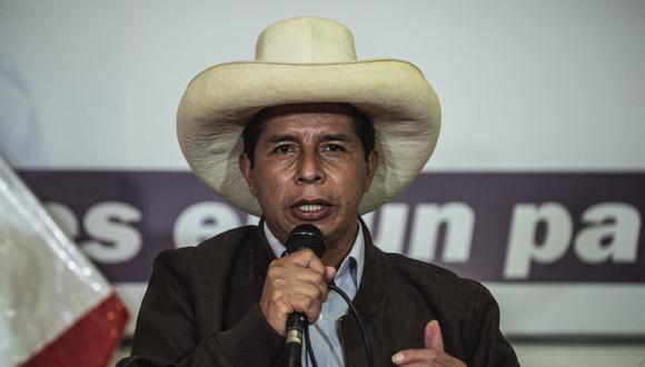 Pedro Castillo . (Photo by Ernesto BENAVIDES / AFP)