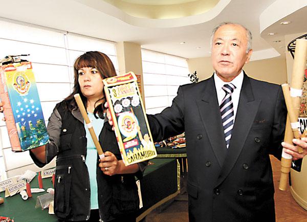 Incautan destructivo "fogueta" de mercados