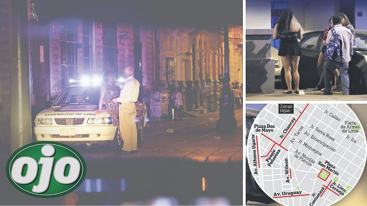 Extranjeras y peruanas "trabajan" en noches de Lima y municipalidad asegura que "prostitución no es un delito"