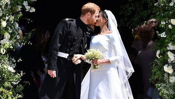 El príncipe Harry y la actriz Meghan Markle ya son marido y mujer (FOTOS)