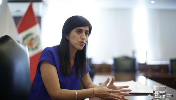 María Antonieta Alva, ministra de Economía y Finanzas, tiene un pedido de interpelación en su contra en el Congreso. (Foto: GEC)