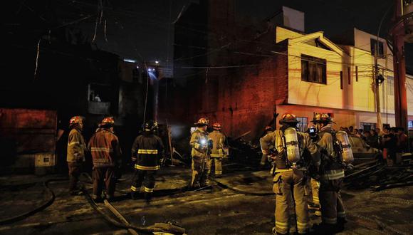 Un hombre murió calcinado tras un incendio. Foto: Joel Alonzo/GEC