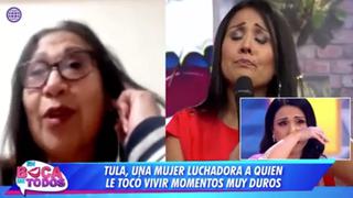 Tula se conmueve al hablar de Javier Carmona y a su mamá en programa de despedida de EBDT (VIDEO) 