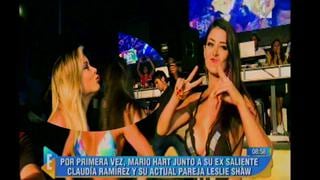 Leslie Shaw y Claudia Ramírez se dan besito en desfile pero... [VIDEO]   