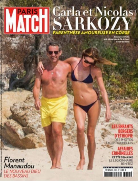 Las vacaciones de Sarkozy y Bruni disparan las ventas de "Paris Match" 