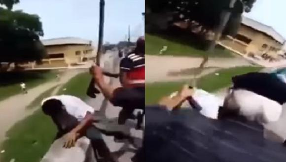 ​YouTube: Policía deja que anciano le pegue a ladrón que le robó [VIDEO]