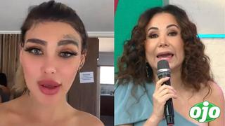 Angie Jibaja, con ganas de demandar a Janet: “Habla disparates, le quedaba bien como animadora de artistas”