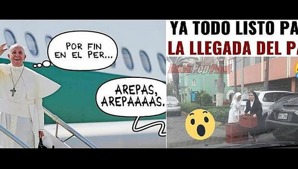 ​Papa Francisco y los más divertidos memes a pocas horas de llegar al Perú