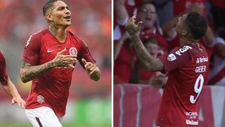 Paolo Guerrero mete doblete e Internacional gana 3-2 contra Palestino