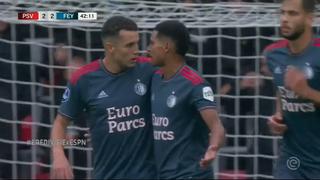 Marcos López, protagonista en el gol de Feyenoord: así fue su gran desborde | VIDEO