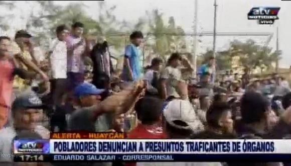 Huaycán: intentan tomar comisaría por presunto traficante de órganos (VIDEO)