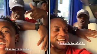 Luis Advíncula comienza a rapear en inglés y Carillo lo 'trolea' frente a sus compañeros│VIDEO