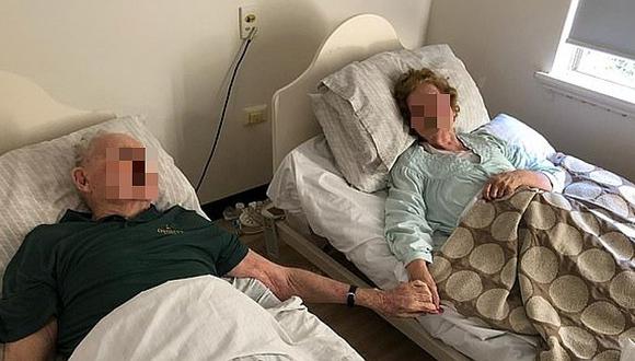 Abuelitos con 70 años de matrimonio fallecen agarrados de la mano