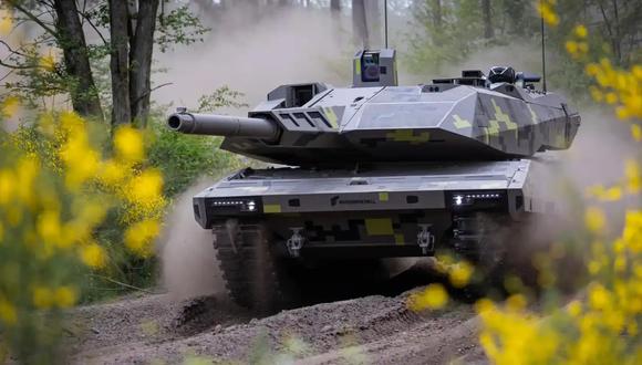 El tanque Panther en acción.