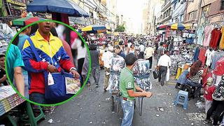 Ambulantes venezolanos afirman que lucharán por quedarse a vender en Gamarra